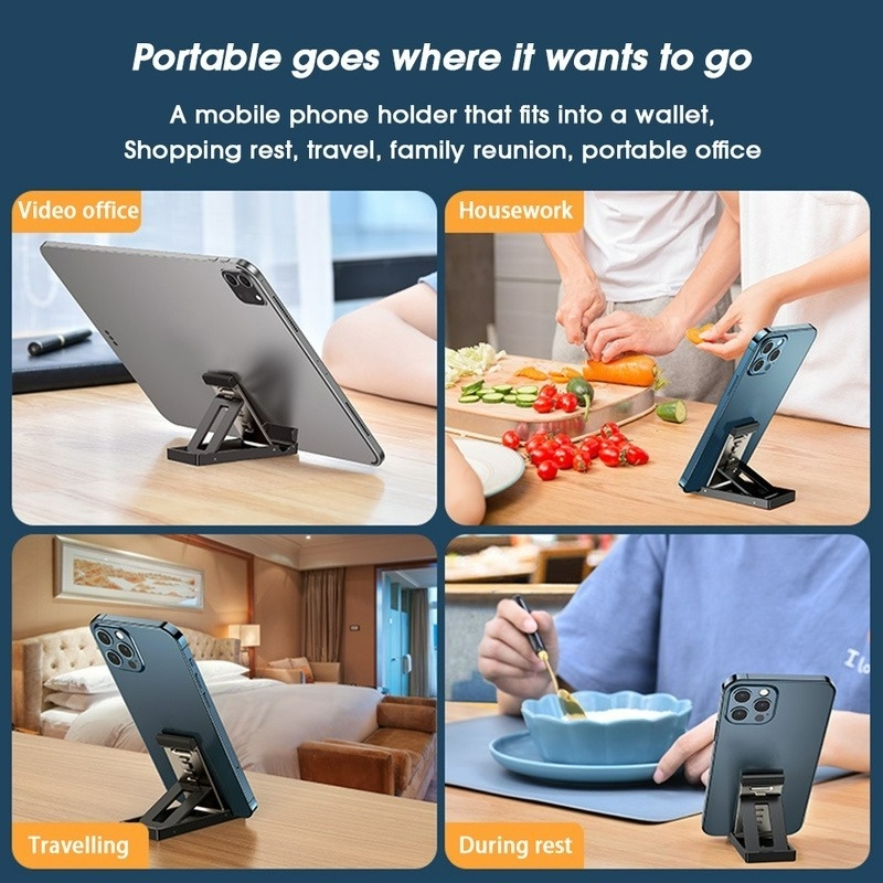 Giá Đỡ Điện Thoại / Máy Tính Bảng Bằng PC Để Bàn Xoay Được Có Thể Điều Chỉnh