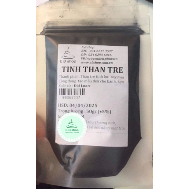 [ NGUYÊN LIỆU LÀM BÁNH ] TINH THAN TRE GÓI 50GR