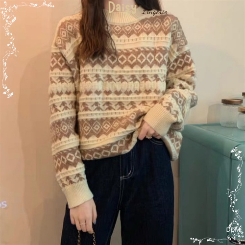 [SP Tốt,Hỏa Tốc] Áo Khoác Cardigan Len  Áo Len Chui Đầu Form Rộng Phong Cách Retro Vintage - Mã AOL010