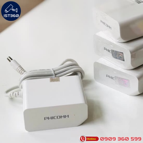 Nguồn Adapter Phicomm 12V-1.5A, Dùng Cho Camera, Wifi- Loại tốt