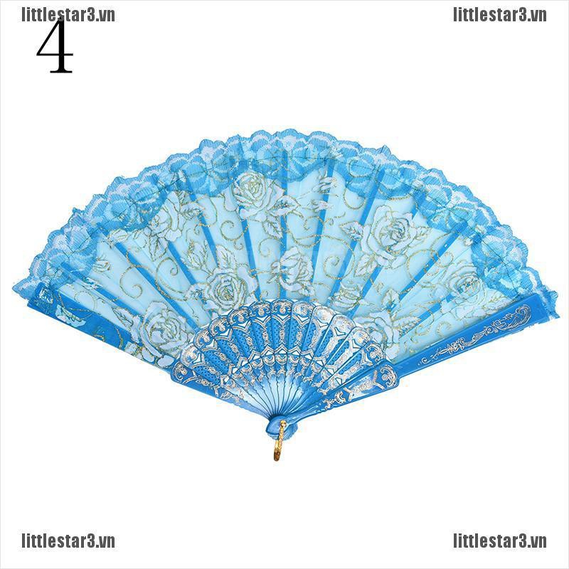 Quạt gấp ren Trung Quốc