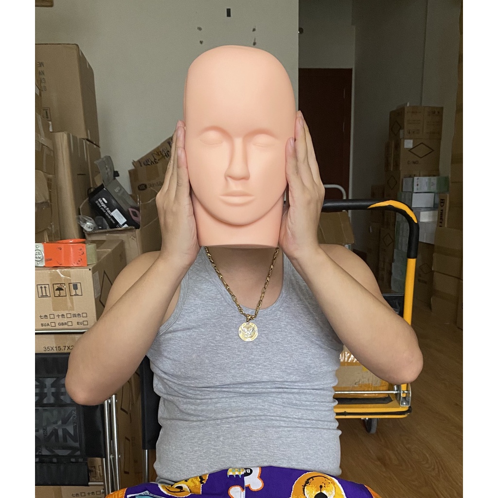 Đầu Canh Spa Silicon - Đầu Manocanh - Đầu Ma Nơ Canh