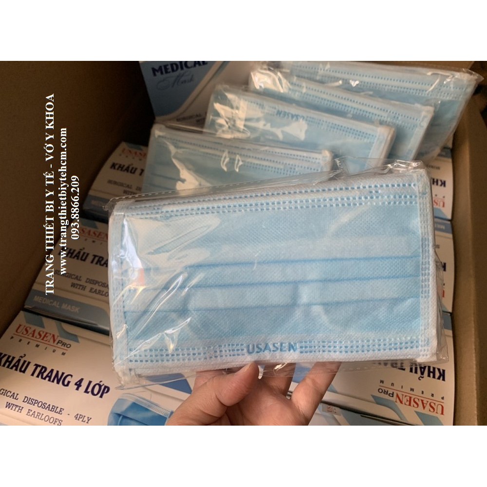 10 CÁI KHẨU TRANG XANH 4 LỚP US PRO | BigBuy360 - bigbuy360.vn