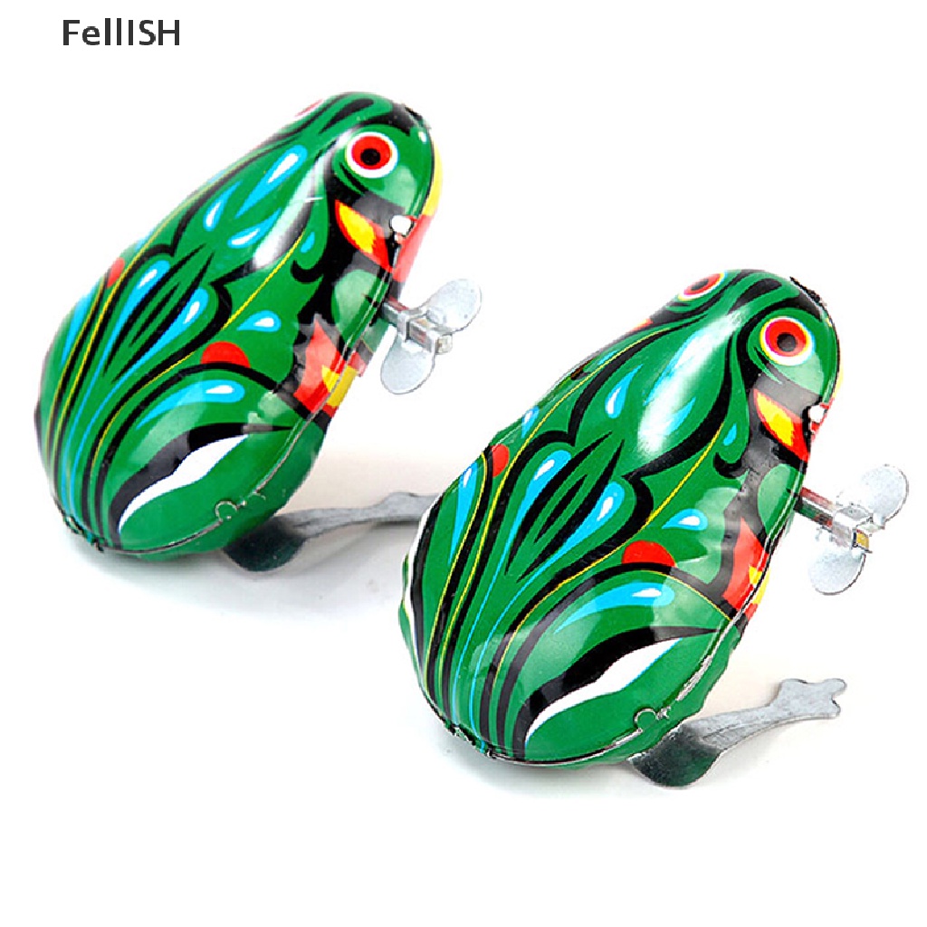 1 Đồ Chơi Lên Dây Cót Hình Con Ếch Thỏ Bằng Sắt 439br