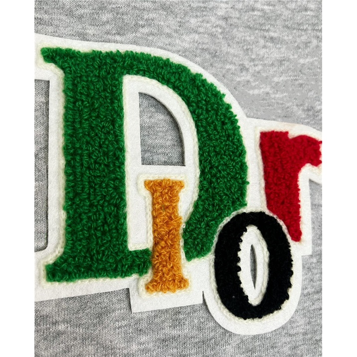 Áo Khoác Hoodie cotton Có Khóa Kéo Thêu Chữ D10R 2022 Size S-4XL Thời Trang Thu Đông