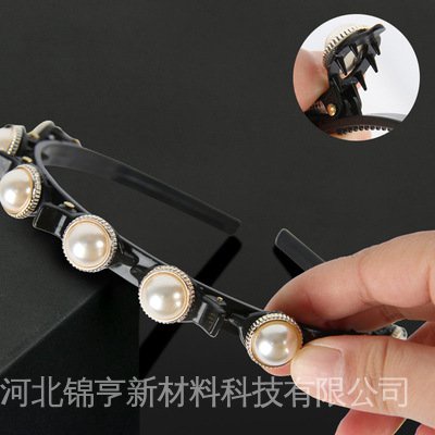 Băng Đô Đính Đá Và Ngọc Trai Xinh Xắn Dành Cho Nữ