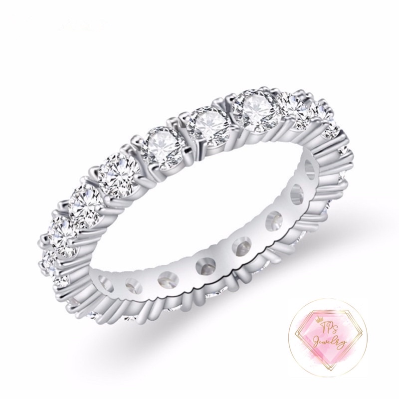 Nhẫn Bạc đính đá bạc s925