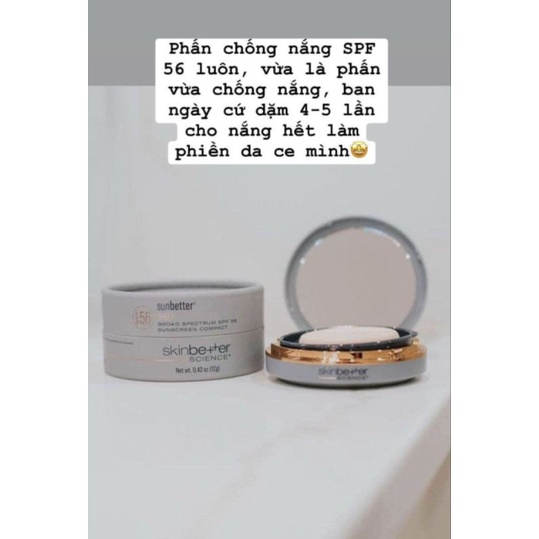 PHẤN CHỐNG NẮNG, CHỐNG ÁNH SÁNG XANH SKINBETTER SUNBETTER TONE SMART SPF 68