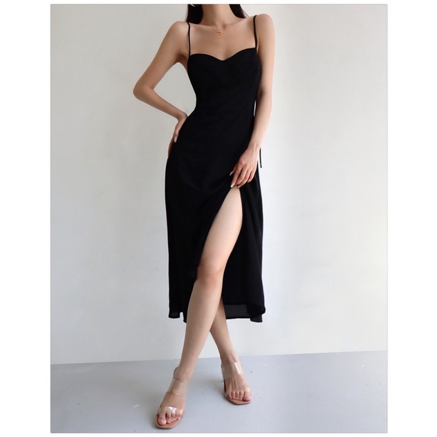 Váy dài hai dây nhiều màu