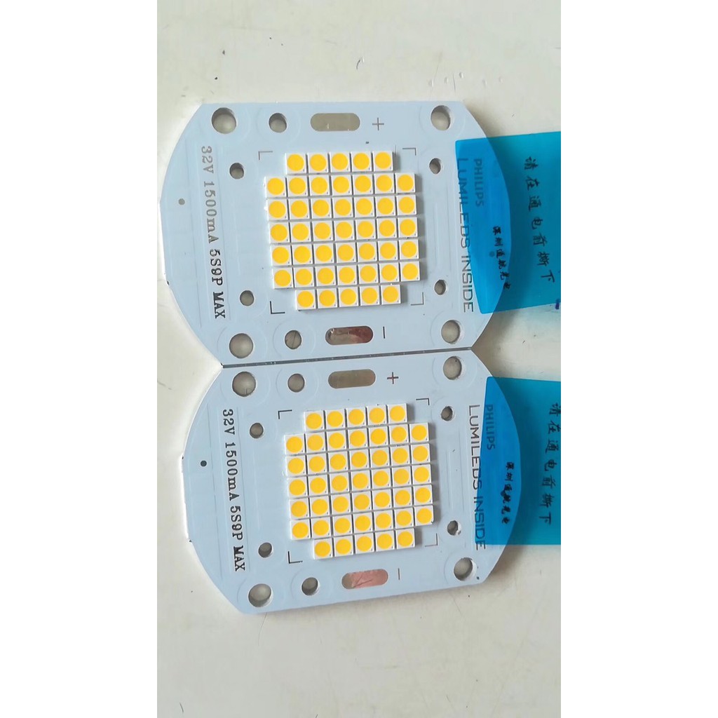 Chip led philips lumileds inside 32v-50w - 1500ma , kèm holder chụp nhựa #6