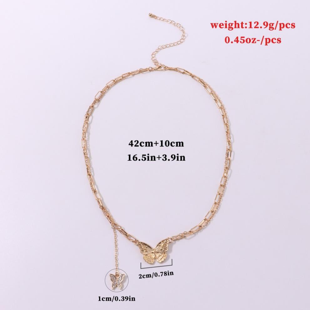 (018) Dây Chuyền, Vòng Cổ Mặt 🦋 Đính Hoạ Tiết Tinh Tế