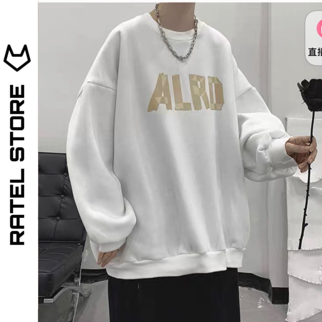 Áo Sweater Local Brand Nỉ Bông Cổ Tròn Nam Nữ ALRD Unisex Form Rộng | BigBuy360 - bigbuy360.vn