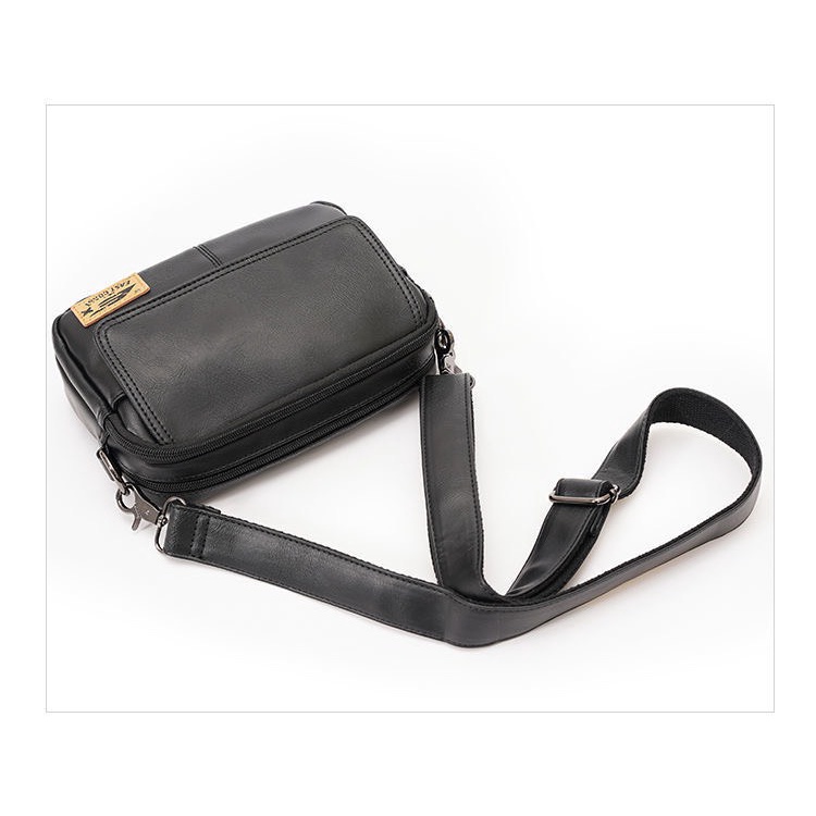 Túi da PU đeo chéo phong cách năng động trẻ trung cho nam