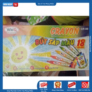 Bộ bút sáp màu win q 18 màu hoặc 12 màu