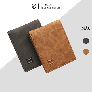 Ví da nam cao cấp [Hàng Xuất Xưởng] Bóp nam mini ngăn đựng thẻ và giấy tờ rộng rãi, Ví nam cầm tay nhỏ gọn - V003