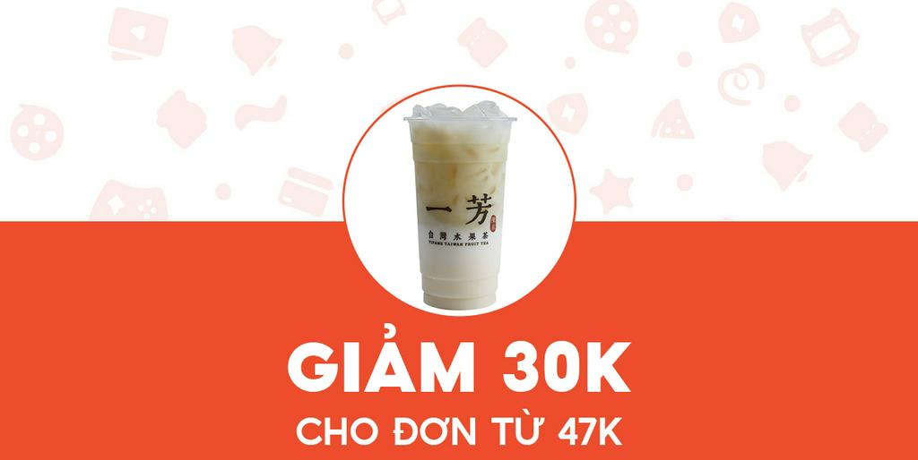 - Yifang Tea - Giảm 30K cho Sữa tươi mía