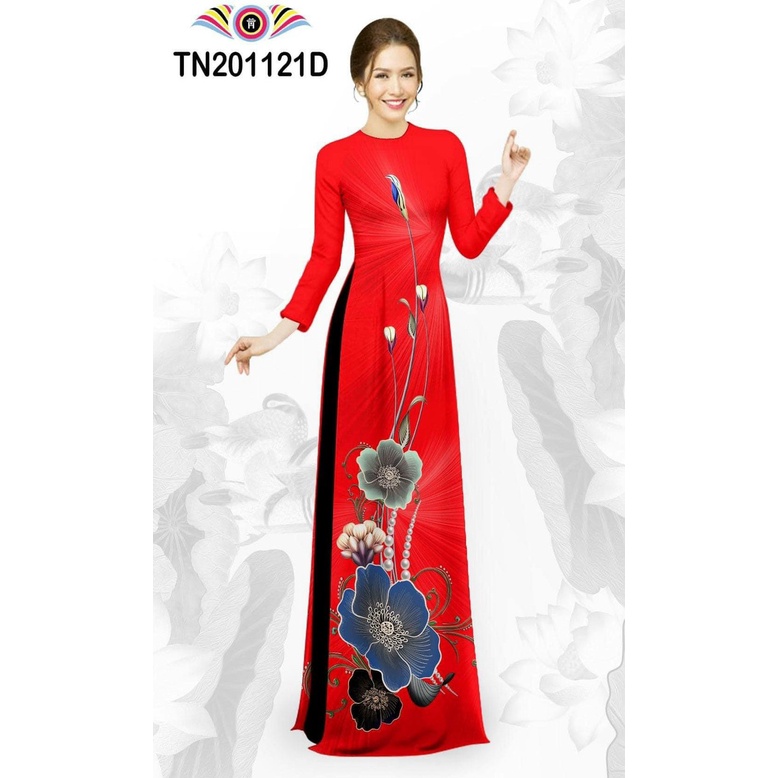 AO DAI HỌA TIẾT ĐỦ SIZE Y HÌNH