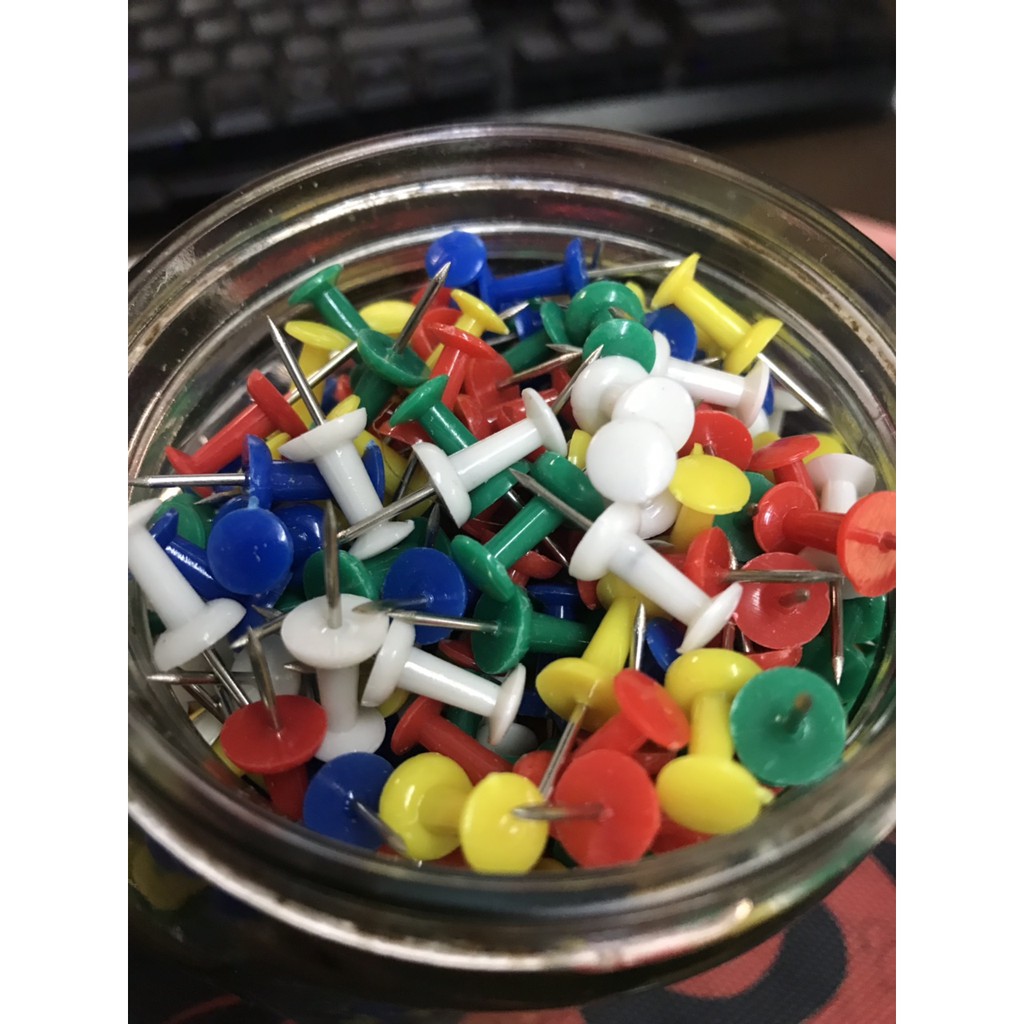 100 Cái Đinh Ghim Bảng Nhung 18.000/100 kim, Đinh Ghim Keo 502.