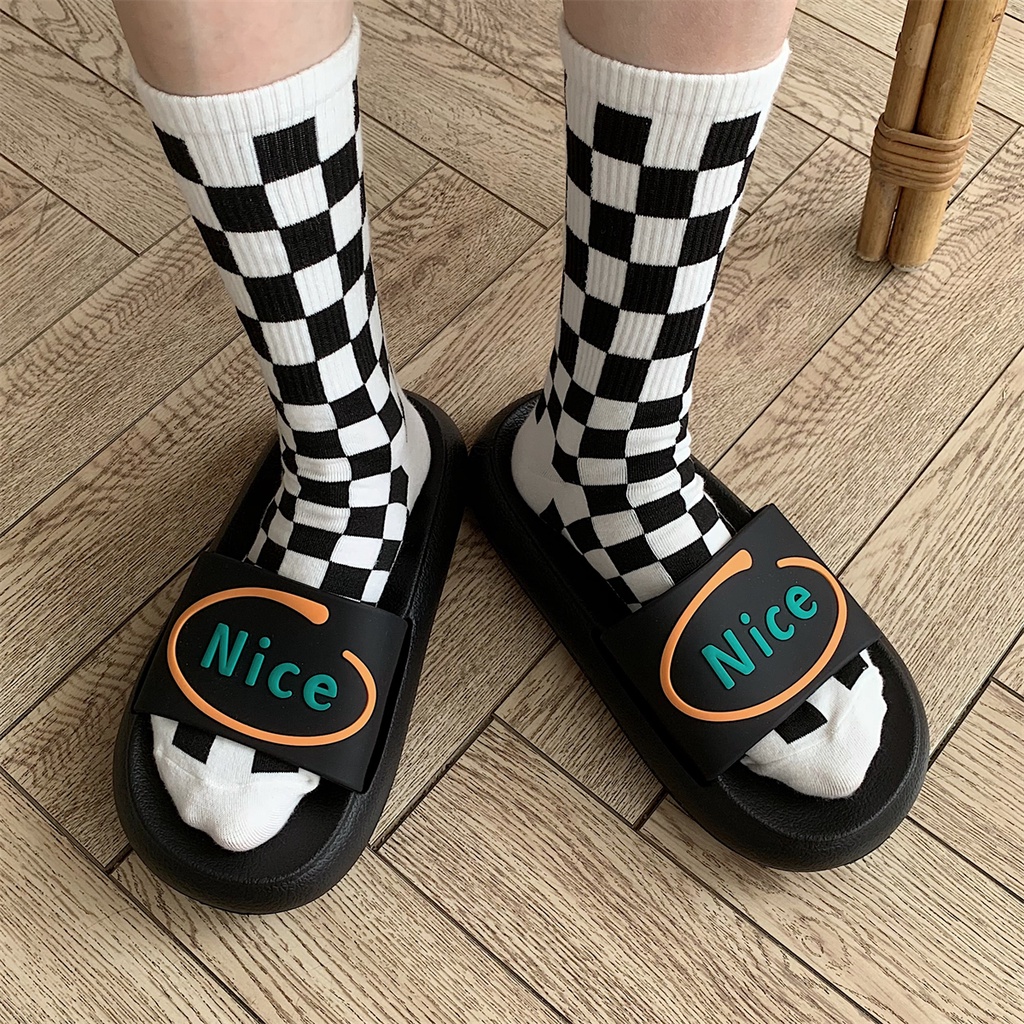 Dép quai ngang cặp đôi nam nữ Nice đế bánh mì - US723