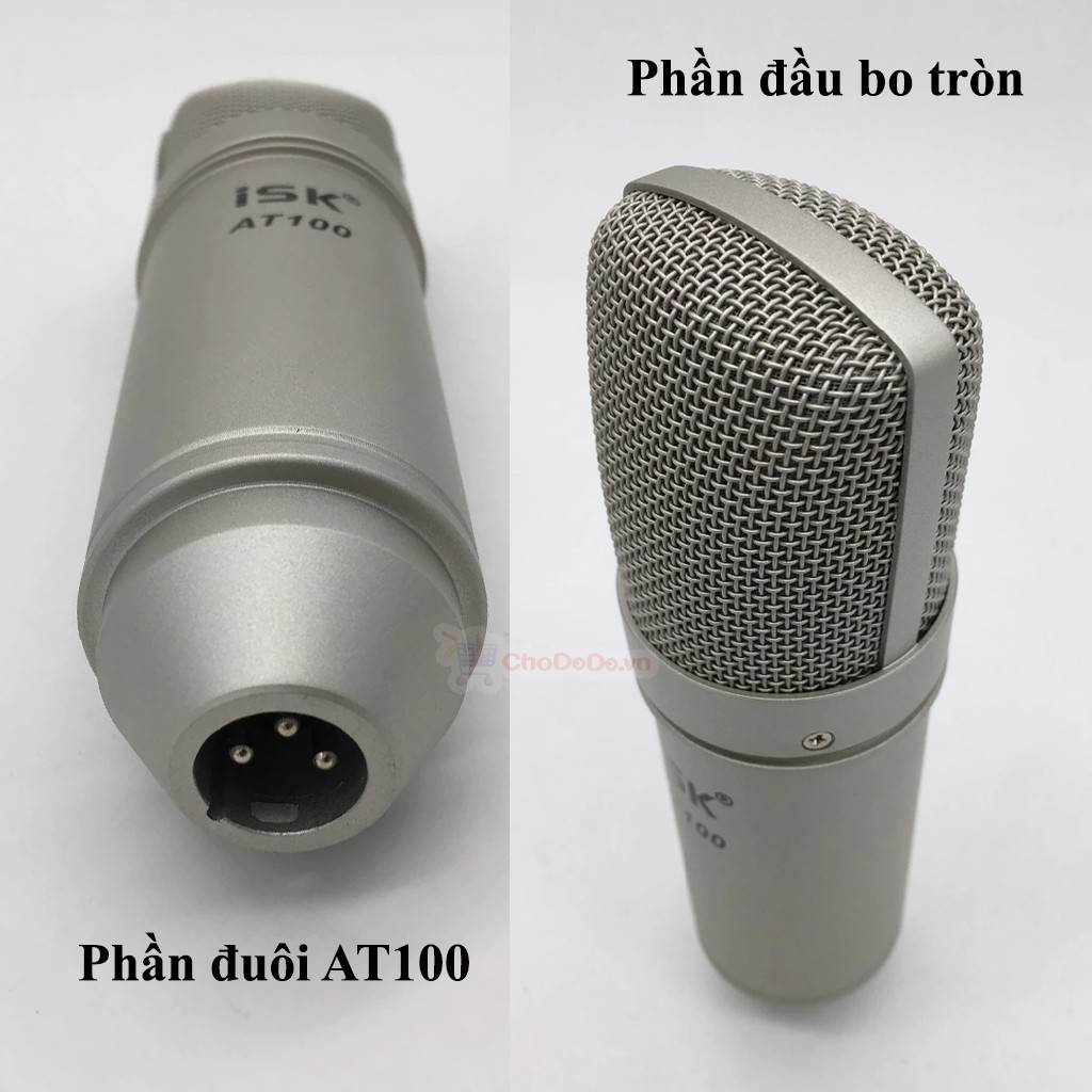 Mic thu âm ISK AT100 chuyên hát Livestream, Hàng Chính Hãng loại 1