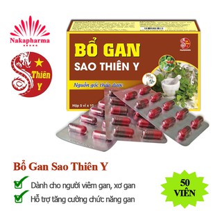 ✅ [CHÍNH HÃNG] Bổ Gan Sao Thiên Y – Mát gan, giải độc gan, tăng cường chức năng gan, giảm mệt mỏi, đau tức hạ sườn, vàng