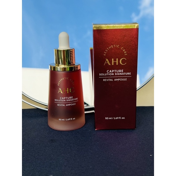 Combo Serum Cấp Ẩm, Chống Lão Hoá AHC 50ml 3 màu Xanh, Đỏ, Vàng Nhạt