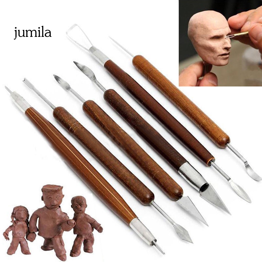 Bộ 6 Dụng Cụ Điêu Khắc Đất Sét