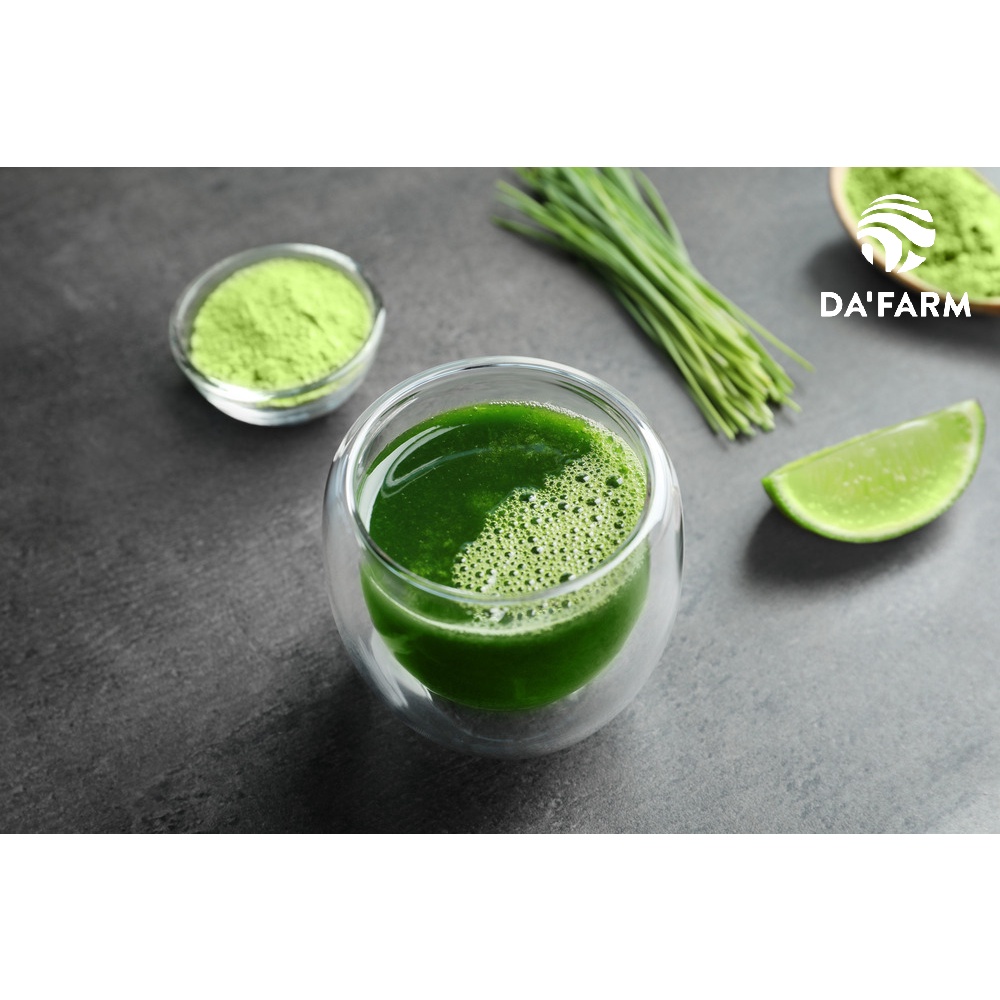 BỘT NƯỚC ÉP CỎ LÚA MÌ HỮU CƠ DA'FARM
