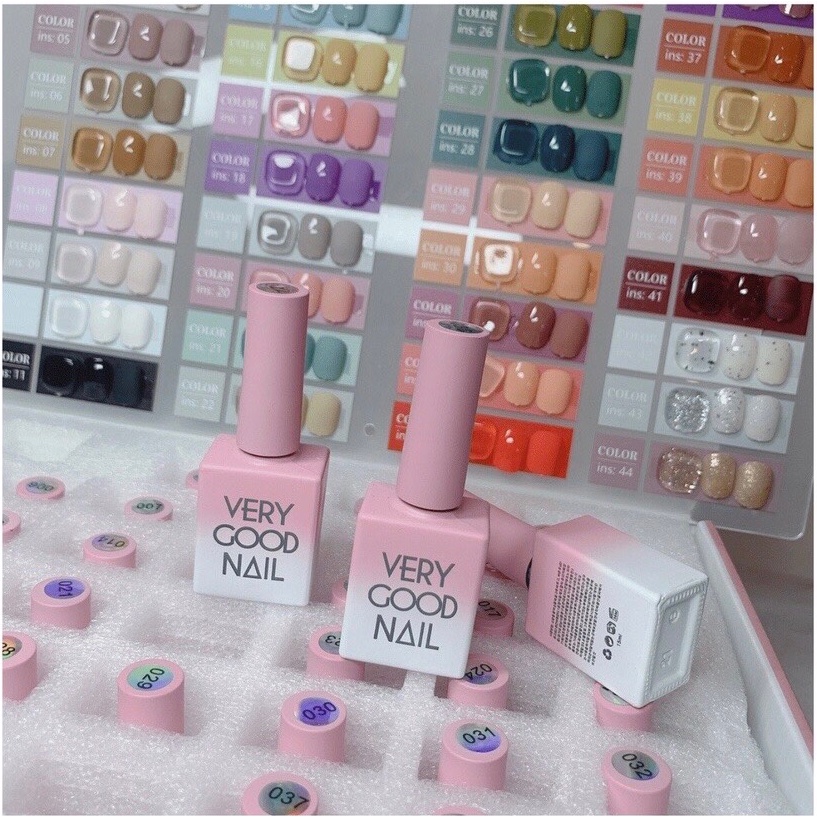44 Màu verry good nail chai xanh-chai hồng