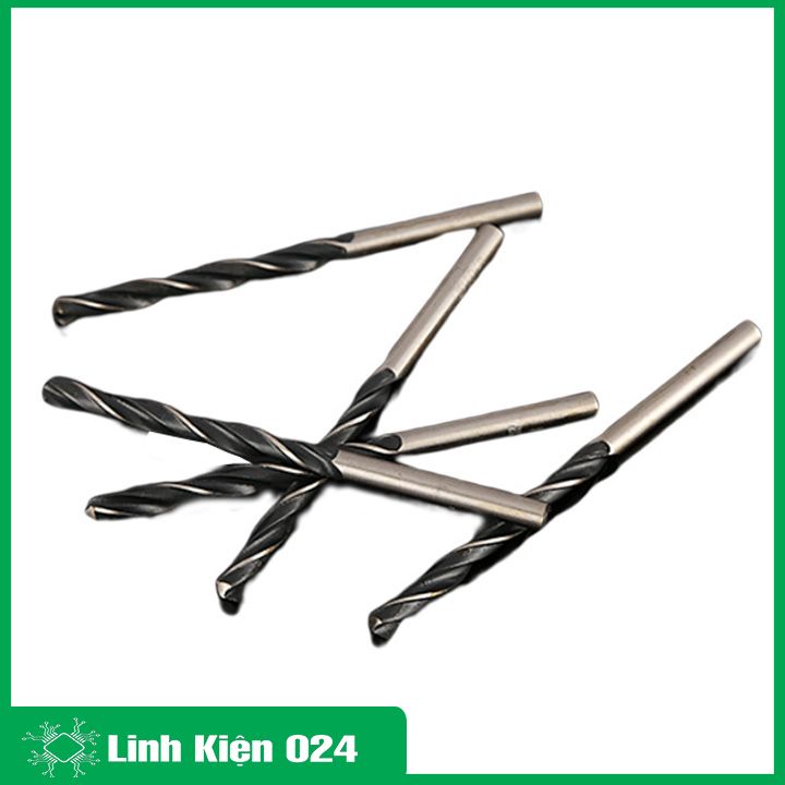 Mũi khoan xoắn thép không gỉ 6542 chống mài mòn đường kính 0.5-5.0mm (1 mũi)