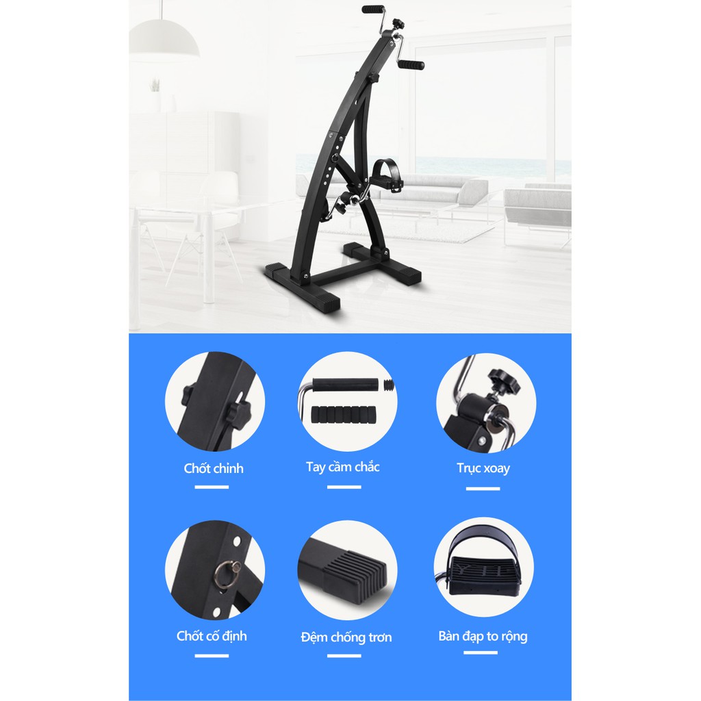 SPYB01 Xe đạp tập thể dục Air bike mini đa chức năng Exercise Bike