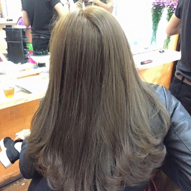 Nhuộm tóc phủ bóng rêu khói 5D Nev-Color Hàn Quốc chai 450ml