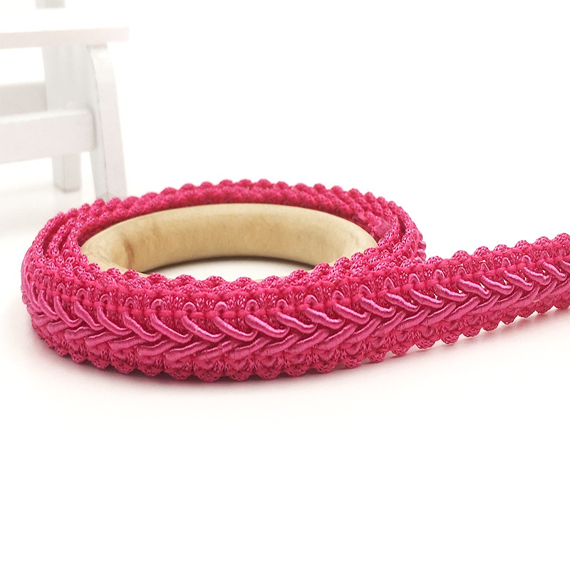 Cuộn Dây Ruy Băng Vải Ren Cotton 5M 12mm Dùng Làm Đồ Thủ Công