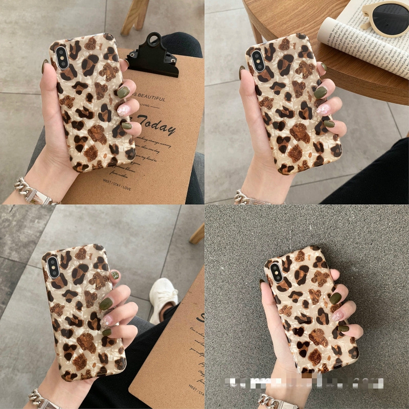Ốp điện thoại silicon họa tiết da báo sành điệu cho Iphone 7 / 8plus / X / Xs Max / Xr | BigBuy360 - bigbuy360.vn
