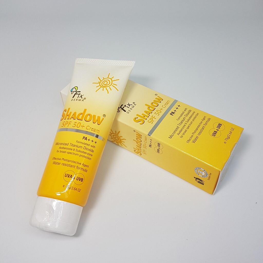 Kem chống nắng Fixderma Shadow SPF 50+ 75g [NHẬP KHẨU CHÍNH HÃNG 100%]