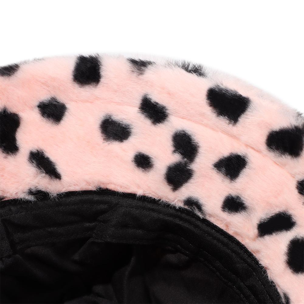 Mũ Bucket Lông Giả Mềm Mại Giữ Ấm Mùa Đông