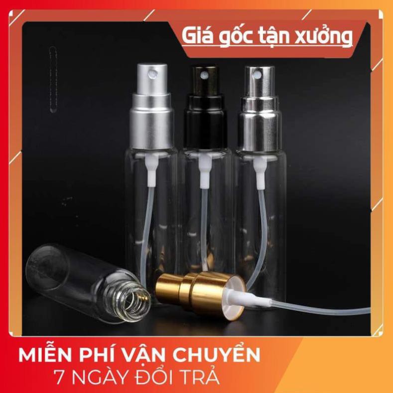 [Sỉ 5.9k] Lọ chiết nước hoa thủy tinh tròn 10ml - lọ đựng nước hoa / chai lọ chiết mỹ phẩm