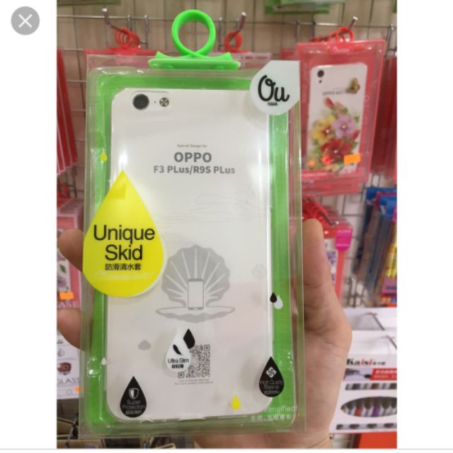 Ốp lưng dẻo oppo F3 plus trong suốt Ou Case vu Case chính hãng