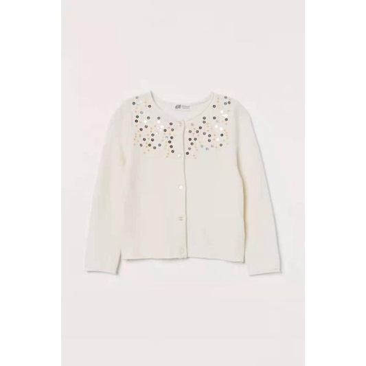 Áo len cardigan Hm dư xịn bé gái