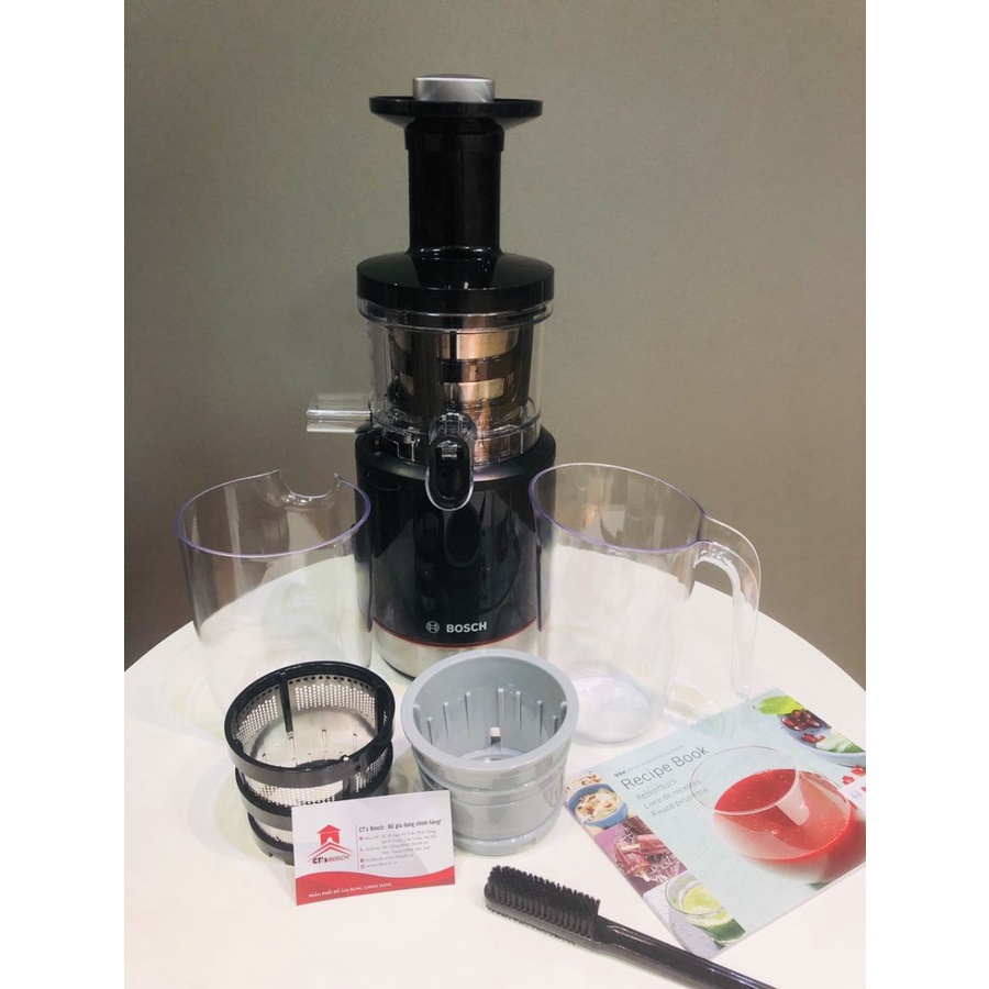 Máy ép trái cây chậm Bosch đen MESM731M HÀNG ĐỨC