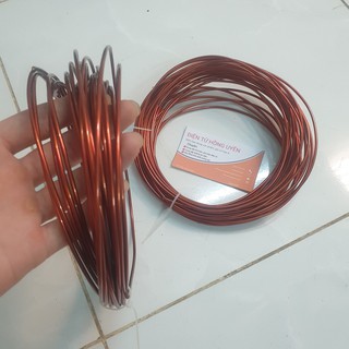 (2.5mm-500g) DÂY ĐỒNG QUẤN BIẾN ÁP CƠ 1 VẾ. DÂY ĐỒNG QUẤN DÂY SƠ CẤP BIẾN ÁP 30-35D718. Dây đồng 2li5 bọc emay cách điện