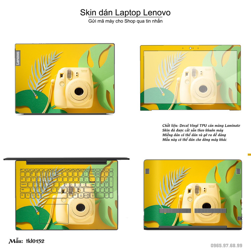 Skin dán Laptop Lenovo in hình thiết kế _nhiều mẫu 4 (inbox mã máy cho Shop)