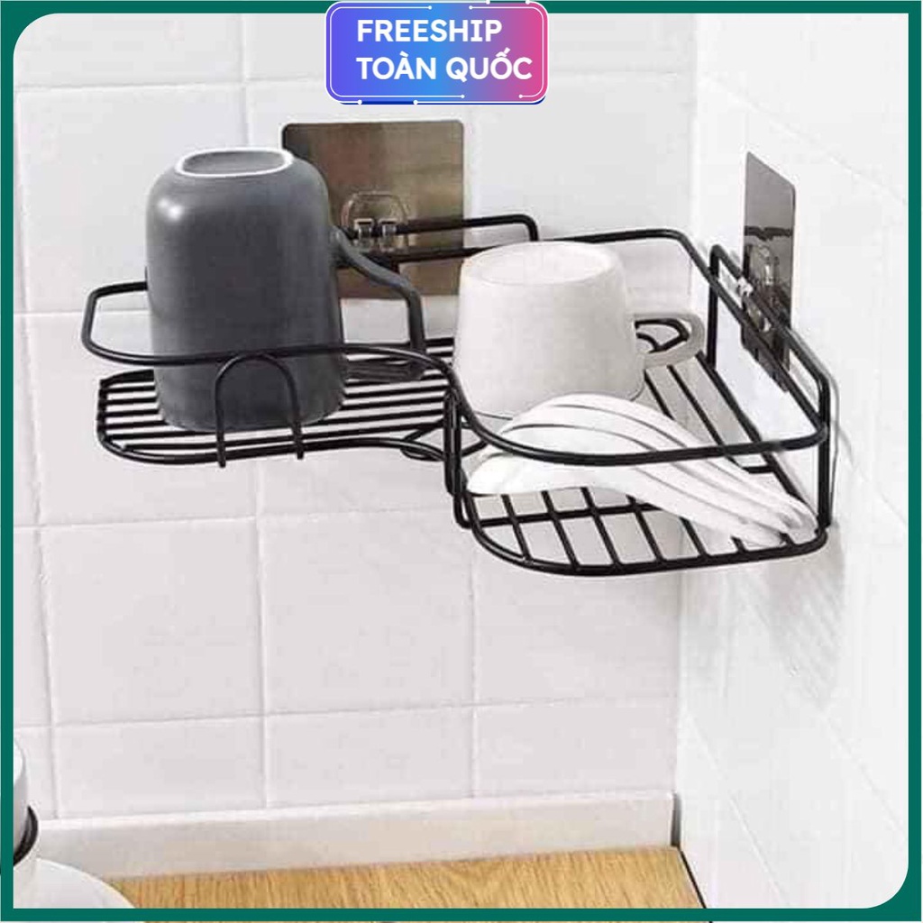 Kệ góc dán tường siêu chắc .