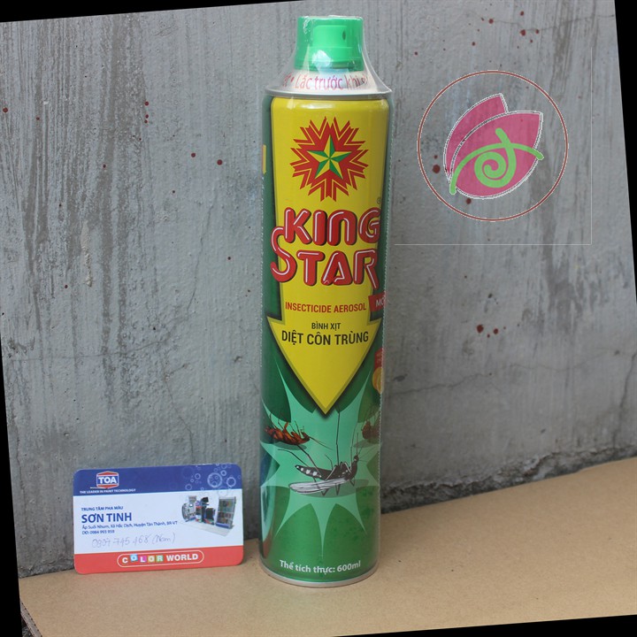 Xịt Muỗi Diệt Côn Trùng King Star 600ml