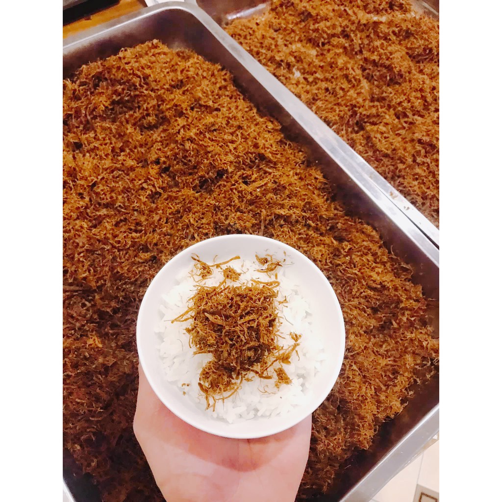 Ruốc nấm hương dã tay hộp 500gr - 100% chân nấm hương loại 1 | BigBuy360 - bigbuy360.vn