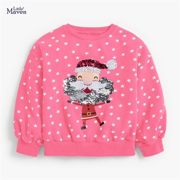 BST áo nỉ hoạ tiết 02 Little Maven/Malwee cho bé gái 2-8 tuổi - Little Maven Official Store