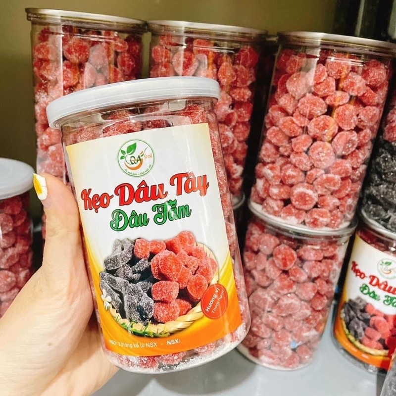 KẸO DÂU TÂY - DÂU TẰM 500gr ☄️ FREESHIP_ATVSTP Ăn Là Mê Ngay !