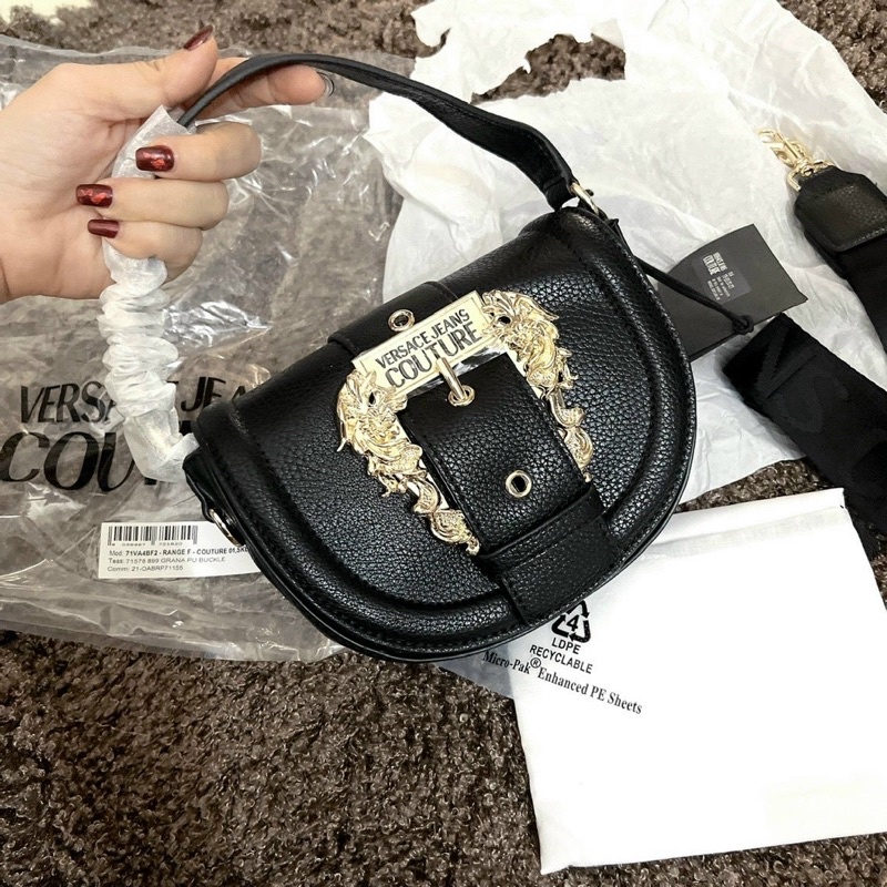 Túi Auth Versace Jean Bán nguyệt