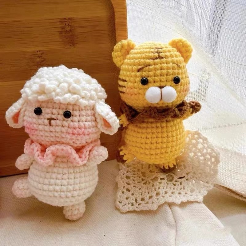 DIY Gói Nguyên Liệu Móc Len Thú Khiêu Vũ  - Quà Tặng Handmade Tự Làm Trang Trí Móc Khoá [Có hướng dẫn]