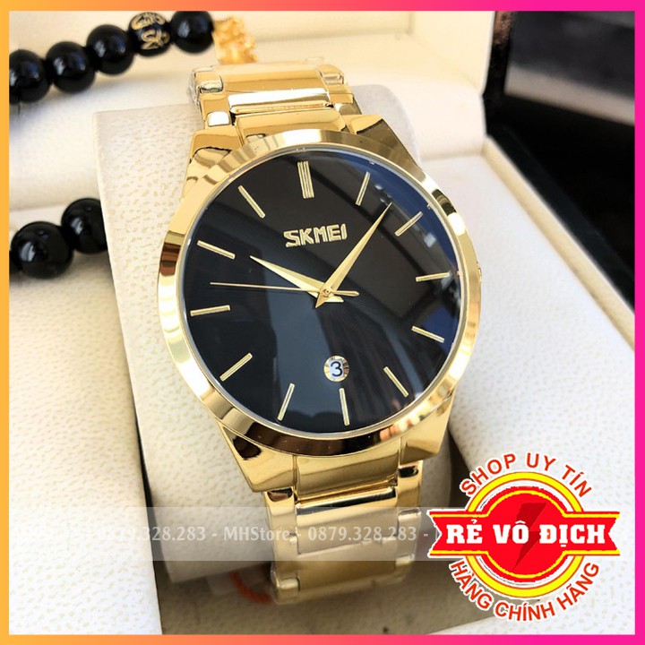 Đồng hồ nam OMG 8269 dây da cao cấp, tích hợp lịch ngày, thời trang đẹp sang trọng, giá rẻ [Tặng thêm pin]